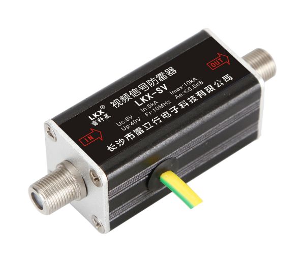 視頻信號防雷器(LKX-SV)BNC接口 F接口 RF接口 導軌式